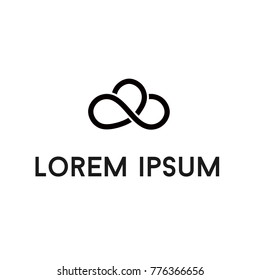 Infinity symbol icons vector Eps 10