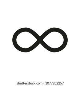 Infinity symbol icons vector illustration. Unlimited, limitless symbol, sign. Infinity icon jpg. eps10