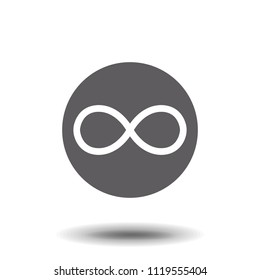 Infinity symbol icons vector illustration. Unlimited, limitless symbol, sign.