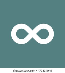 Infinity symbol icons vector illustration. Unlimited, limitless symbol, sign.