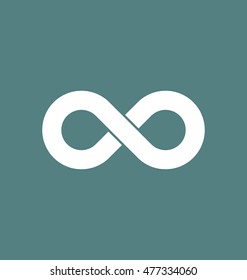 Infinity symbol icons vector illustration. Unlimited, limitless symbol, sign.