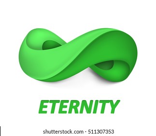 Infinity symbol. Illustration isolated on background. Graphic concept for your design
