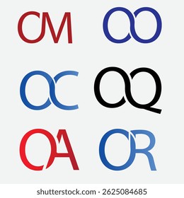 símbolo de infinito logo diseño logotipo letra Infinity icono conjunto 