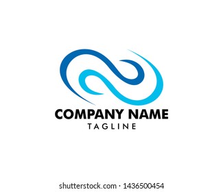 Infinity Symbol Logo Design Vector Illustration