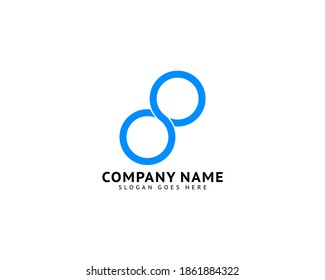 Infinity Symbol Logo Design Vector Illustration