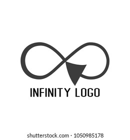 infinity symbol logo.for start up company