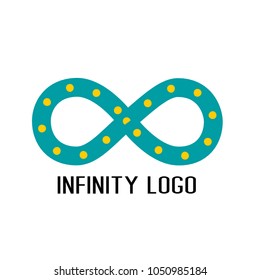 infinity symbol logo.for start up company