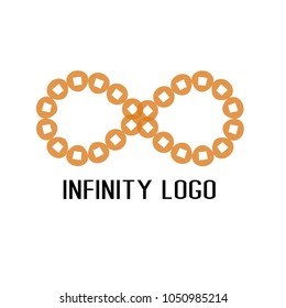 infinity symbol logo.for start up company