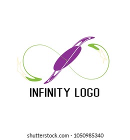infinity symbol logo.for start up company