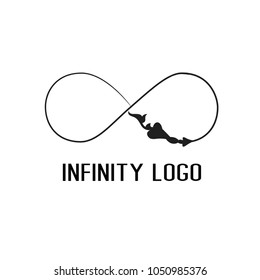 infinity symbol logo.for start up company