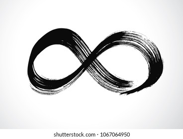 infinity symbol logo, vector illustration
