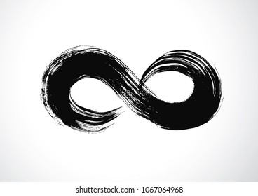 infinity symbol logo, vector illustration