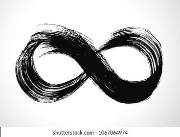 infinity symbol logo, vector illustration