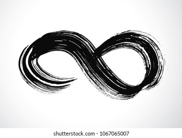 infinity symbol logo, vector illustration