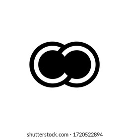 Infinity Symbol Logo. Vector Illustration