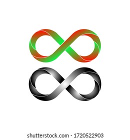 Infinity Symbol Logo. Vector Illustration