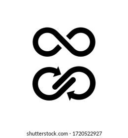 Infinity Symbol Logo. Vector Illustration