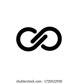 Infinity Symbol Logo. Vector Illustration