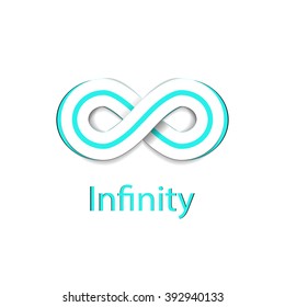 Infinity Symbol Logo. Vector Illustration