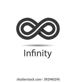 Infinity Symbol Logo. Vector Illustration