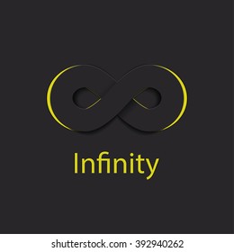 Infinity Symbol Logo. Vector Illustration