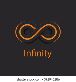 Infinity Symbol Logo. Vector Illustration