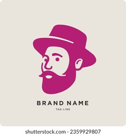 Infinity symbol making from concept logo design. Logo template. Infinity square logo, symbol, badges, icons, monogram, social media, logomark. Hotel Logo, Beer, Man, King, Restaurant   Design Vector.