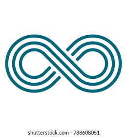 infinity symbol or sign, infinity icon 