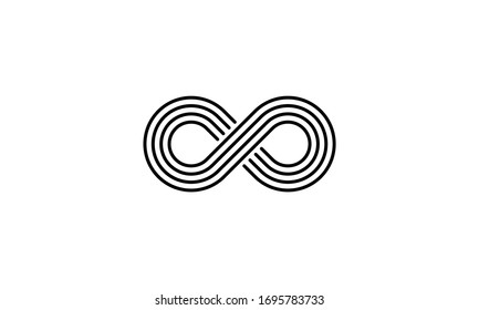 infinity symbol or sign, infinity icon vector illustration