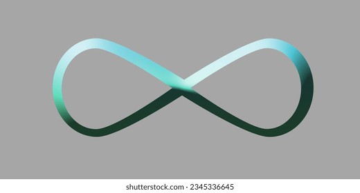 Infinity symbol or sign.  Vector illustration