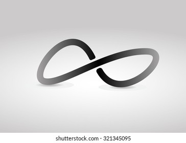 Infinity Symbol Unlimited Sign Vector Icon