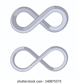 Infinity symbol. Vector
