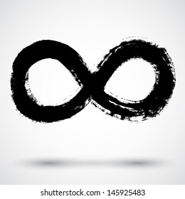 Infinity symbol. Vector.