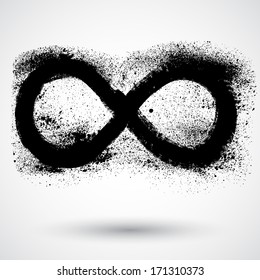 Infinity symbol. Vector.