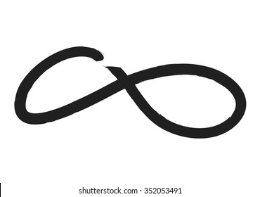 Infinity symbol, vector design element