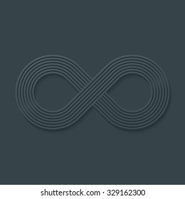 Infinity symbol. Vector EPS10.