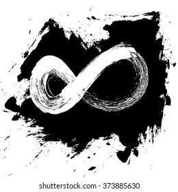 Infinity symbol, vector icon