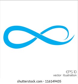 Infinity symbol. vector illustration