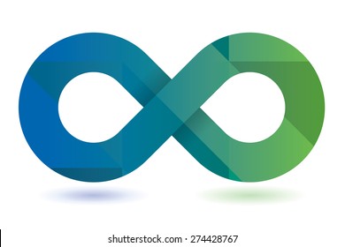 Infinity symbol vector illustration.
