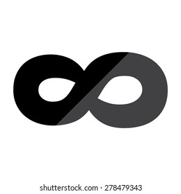 Infinity symbol. vector illustration