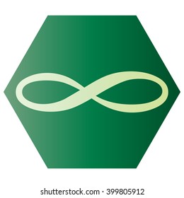 Infinity symbol, vector illustration