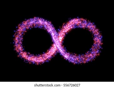 Infinity symbol. Vector illustration.