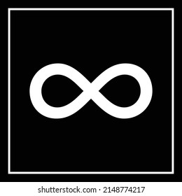 Infinity Symbol vector Illustration. eps 10	
