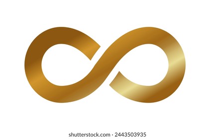 infinity symbol	- vector illustration, simple