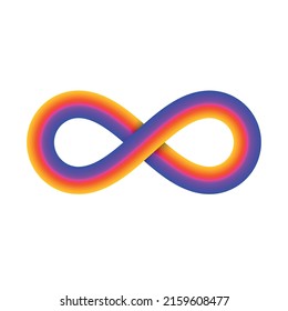 Infinity Symbol Vector Logos Colorful Style Stock Vector (Royalty Free ...