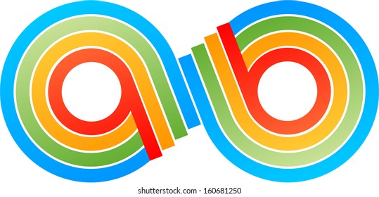 símbolos de infinito