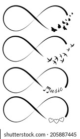 Infinity symbols