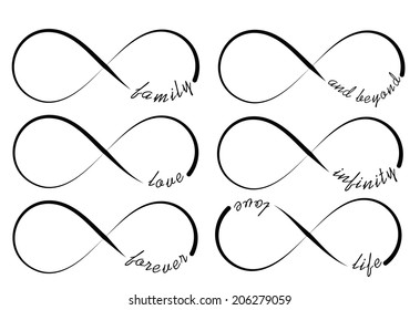 Infinity symbols