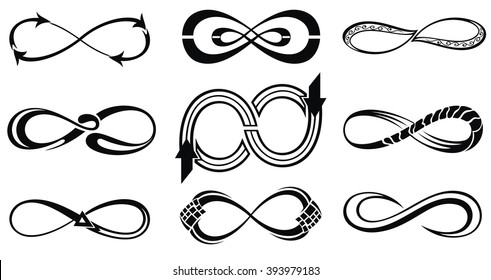 Infinity symbols 