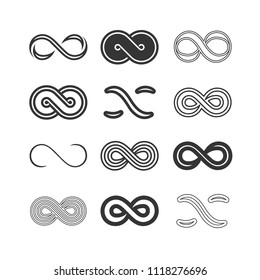 infinity symbols set